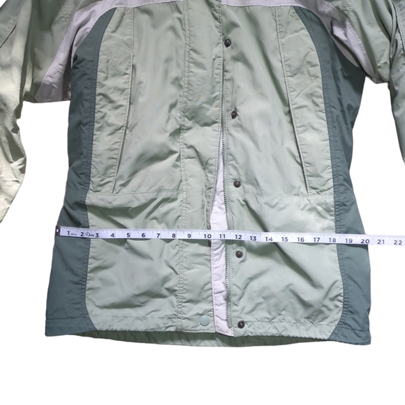 Vintage Women’s Columbia Interchange Core 3 In 1 Winter Coat Green Sz S - Picture 8 of 15